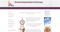 Desktop Screenshot of dreaminterpretation-dictionary.com